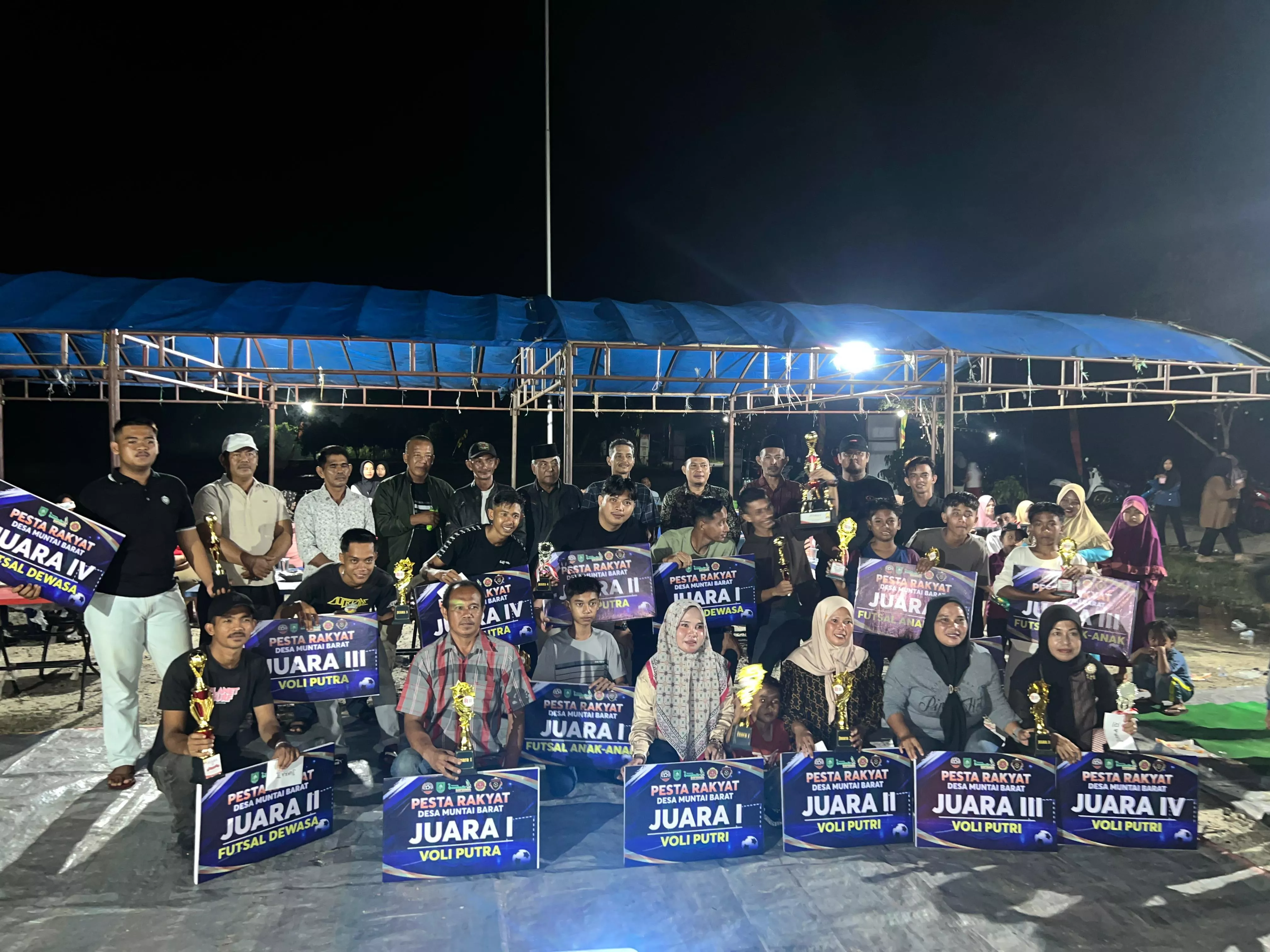 Pisah Haru Mahasiswa KKN UIN SUSKA Riau di Desa Muntai Barat 