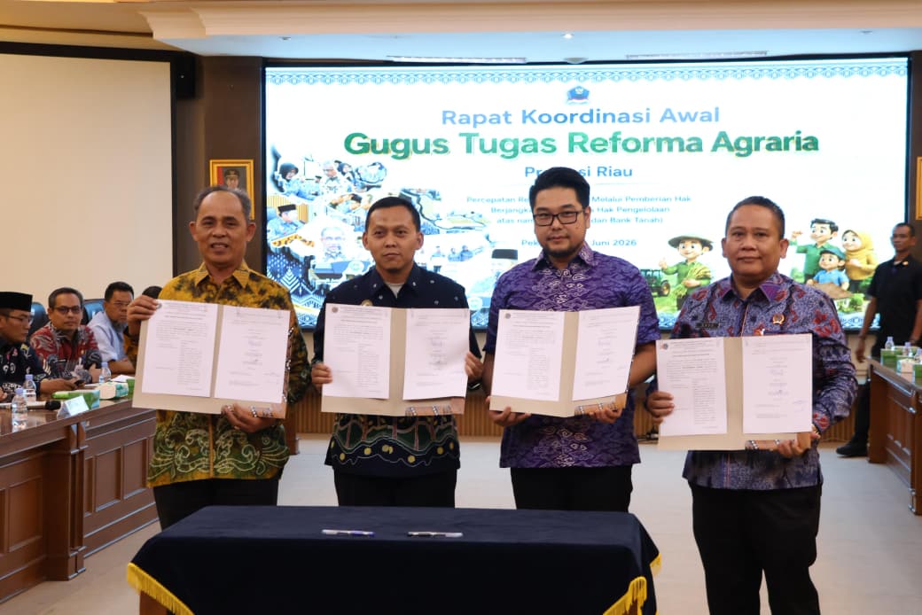 Bupati Herman, Pemkab Inhil Dukung Reforma Agraria