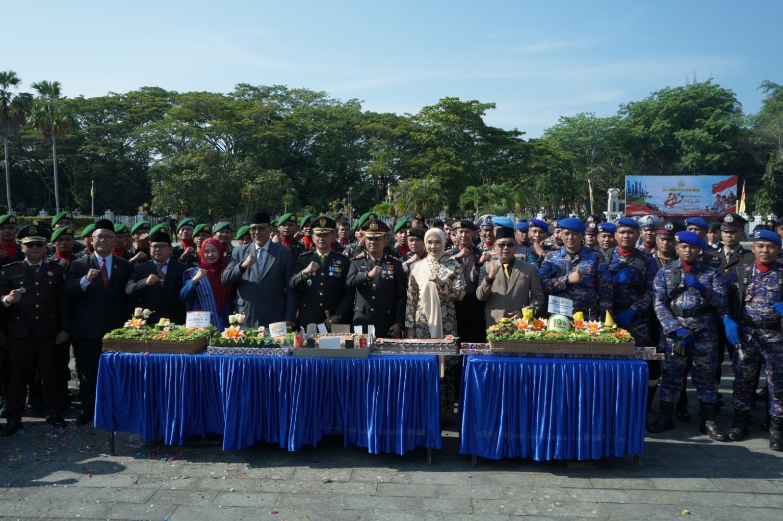 Sekda Inhil Hadiri Upacara Hari Bhayangkara ke-80, Tegaskan Komitmen Sinergi dengan Polri