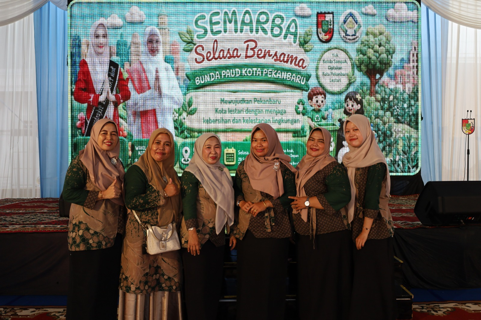 Dinas Pendidikan Pekanbaru Gelar SEMARBA, Ratusan Anak PAUD Adu Imajinasi 