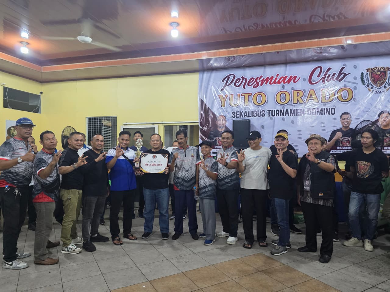 YUTO Resmi Dibuka, 20 Klub Berlaga di Turnamen Domino ORADO Pekanbaru