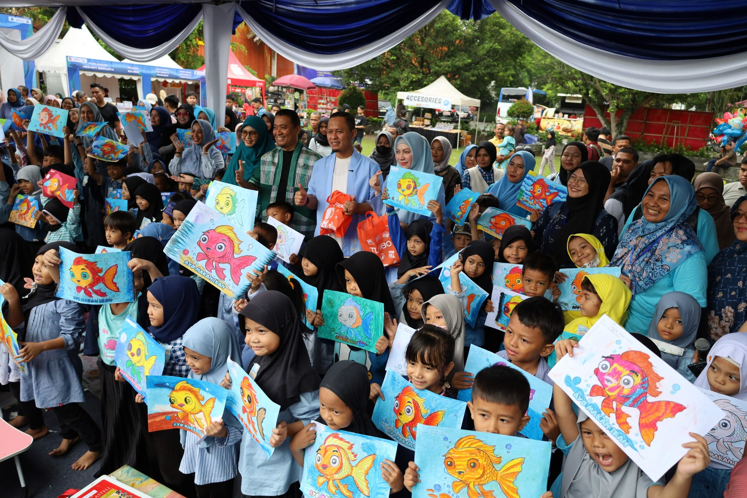 Cegah Stunting, Pemko Pekanbaru Ajak Anak Gemar Makan Ikan Sejak Dini