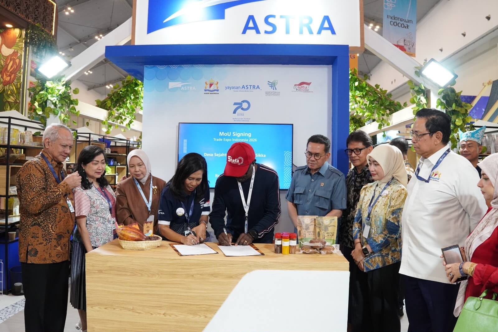 PT Astra International Tbk dan UMKM Binaan Hasilkan Potensi Transaksi Rp104,9 Miliar di Trade Expo Indonesia 2026