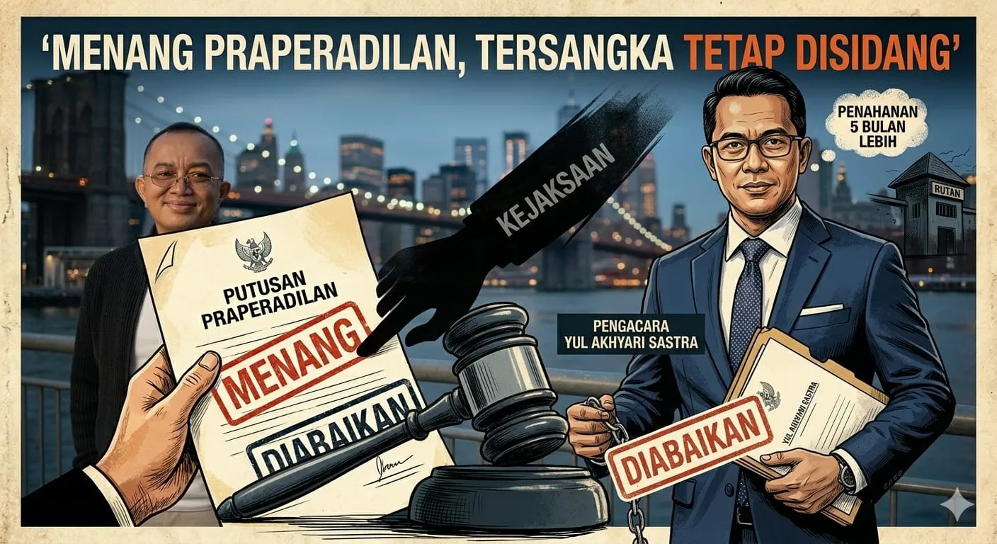 Menang Praperadilan, Kamser Tetap Disidang, Hukum Terlihat Rusak