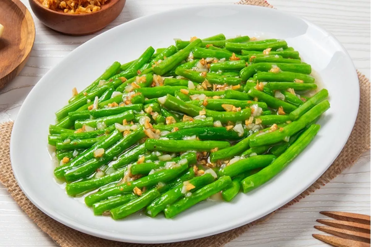 Resep Tumis Buncis Bawang Putih ala Resto Sunda/Chinese Food Lezat!