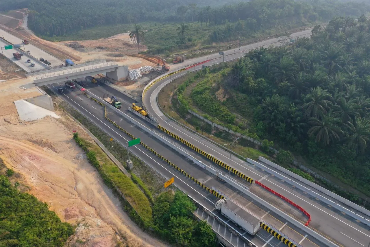Catat! Mulai 28 Agustus Akses Masuk Tol Pekanbaru–Dumai Berubah