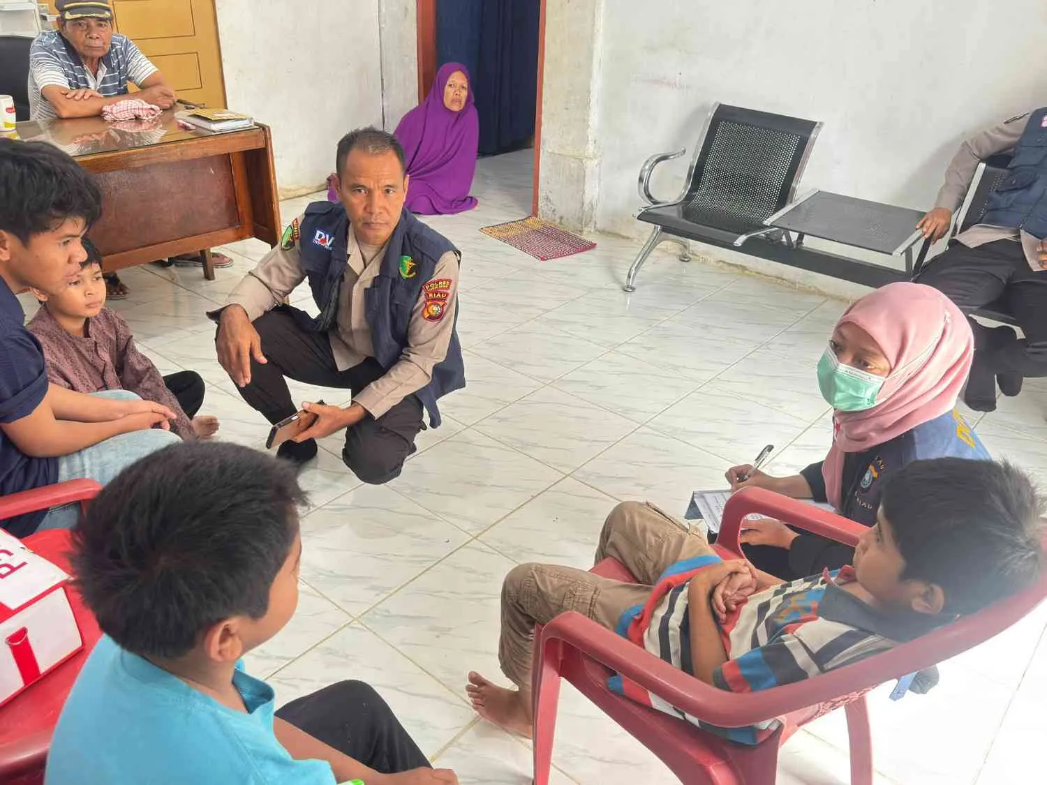 Program JALUR, Polres Kuansing Berikan Pelayanan Kesehatan Gratis bagi Anak Panti Asuhan