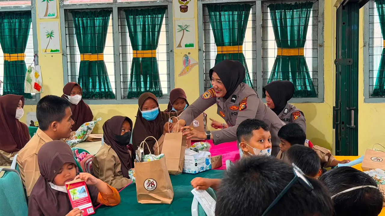 Hari Jadi Polwan ke-78, Polwan Polres Kuansing Hadir Lindungi Anak dan Peduli Kesehatan Mental
