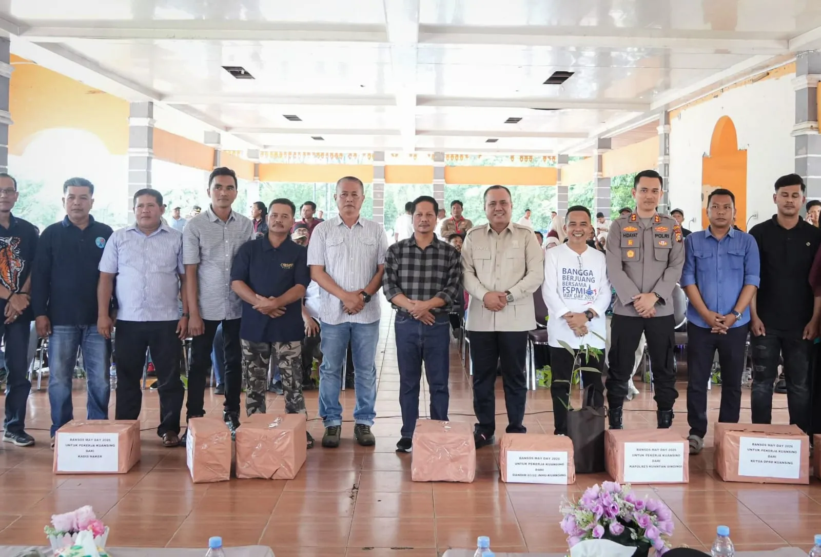 May Day Kuansing 2026 Dialogis, Wabup Targetkan LKS Tripartit Terbentuk Enam Bulan