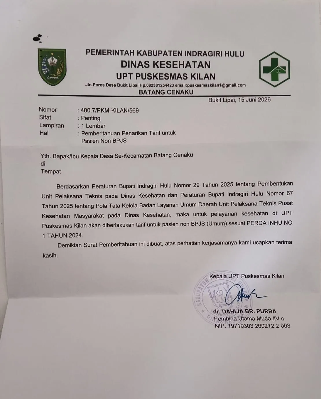 Resmi Beredar Tarif Pasien Non BPJS