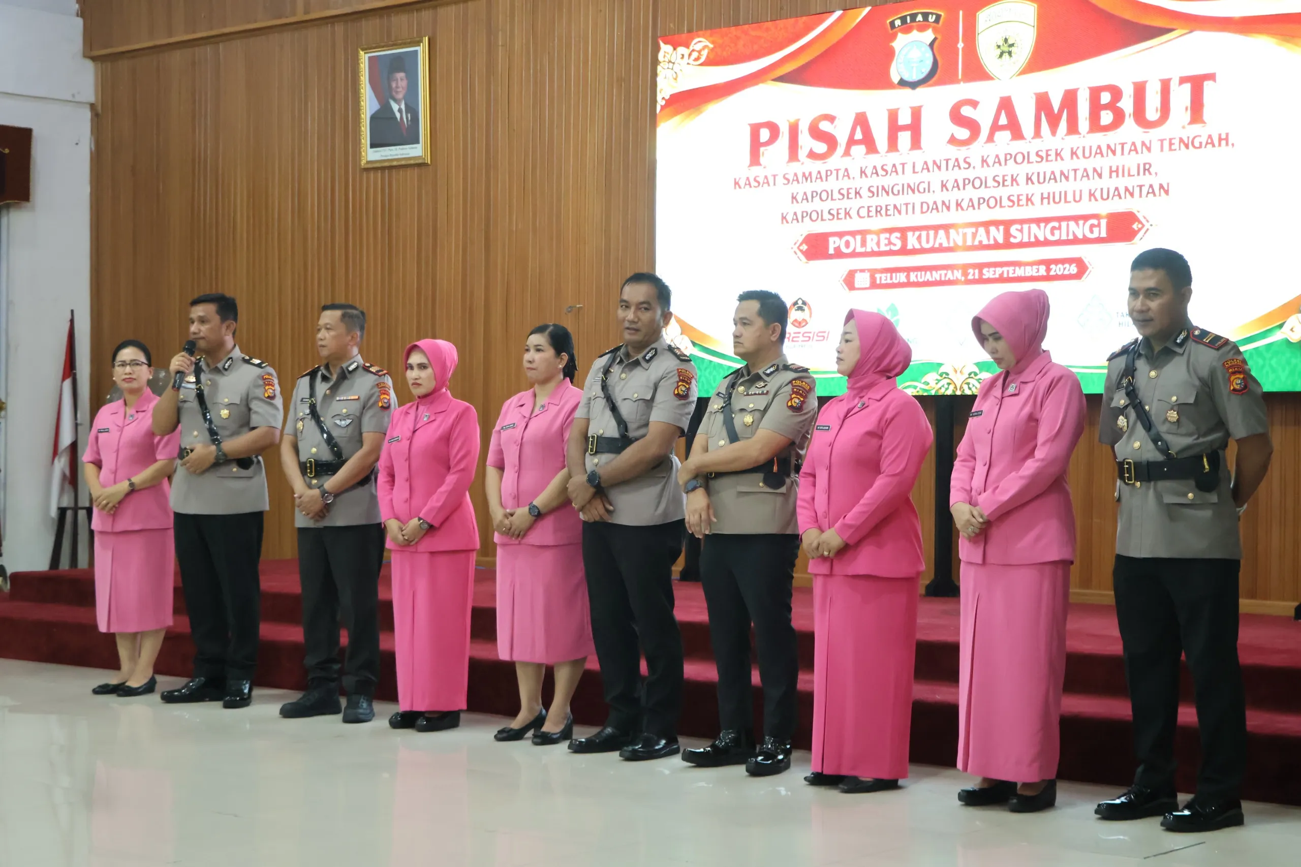 Rotasi Besar-besaran di Polres Kuansing, Tujuh Jabatan Strategis Berganti