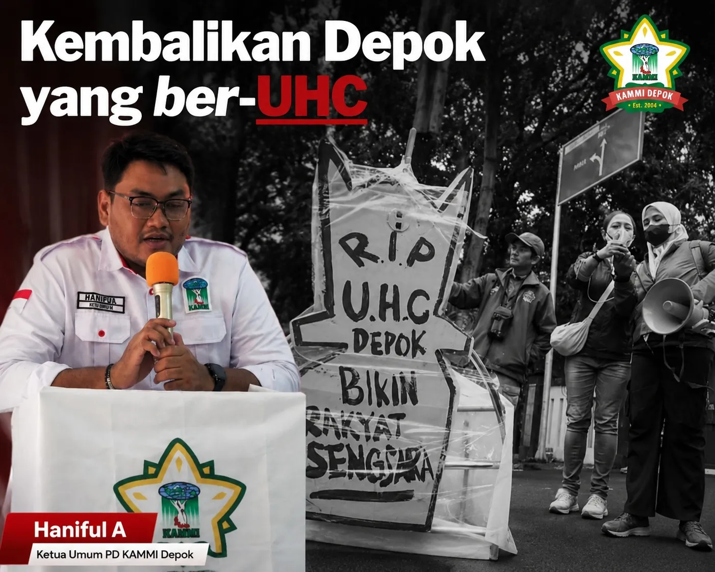 Tegaskan Kesehatan Hak Dasar Masyarakat, KAMMI Depok Desak Pemkot