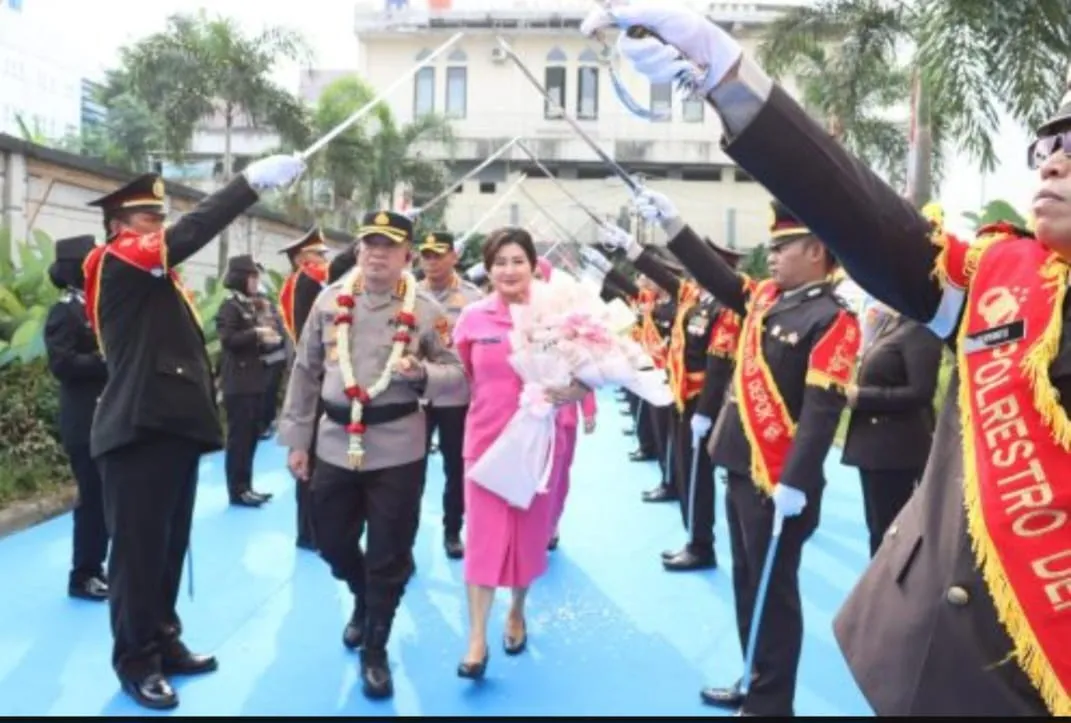 Lepas Sambut Kapolres Metro Depok, Kombes Pol Christian Roy Putra Resmi Gantikan Kombes Pol Abdul Waras