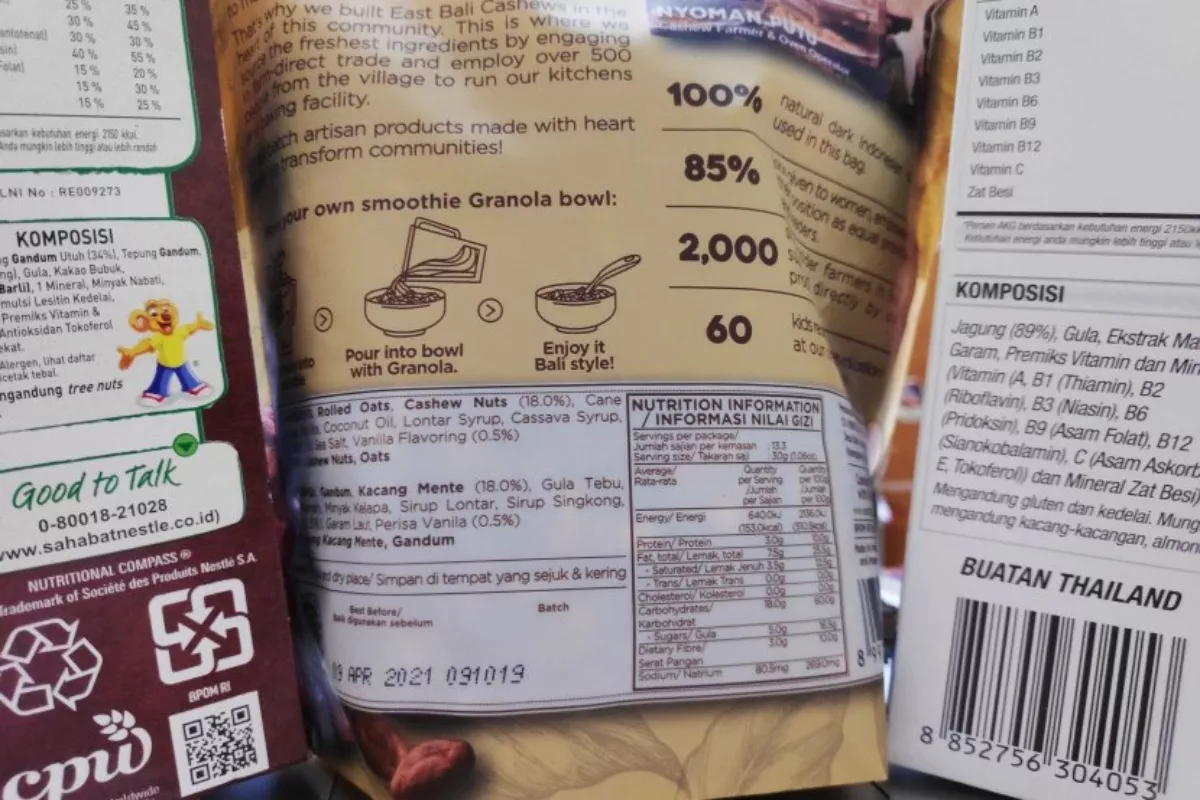 Cara Menemukan Gula Tersembunyi di Label Makanan Kemasan
