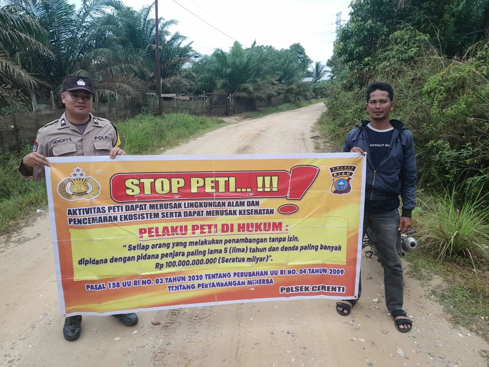 Polsek Jajaran Polres Kuansing Edukasi Masyarakat tentang Dampak dan Larangan PETI