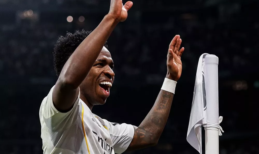 Vinicius On Fire, Cetak Gol Penentu Kemenangan Real Madrid atas Benfica