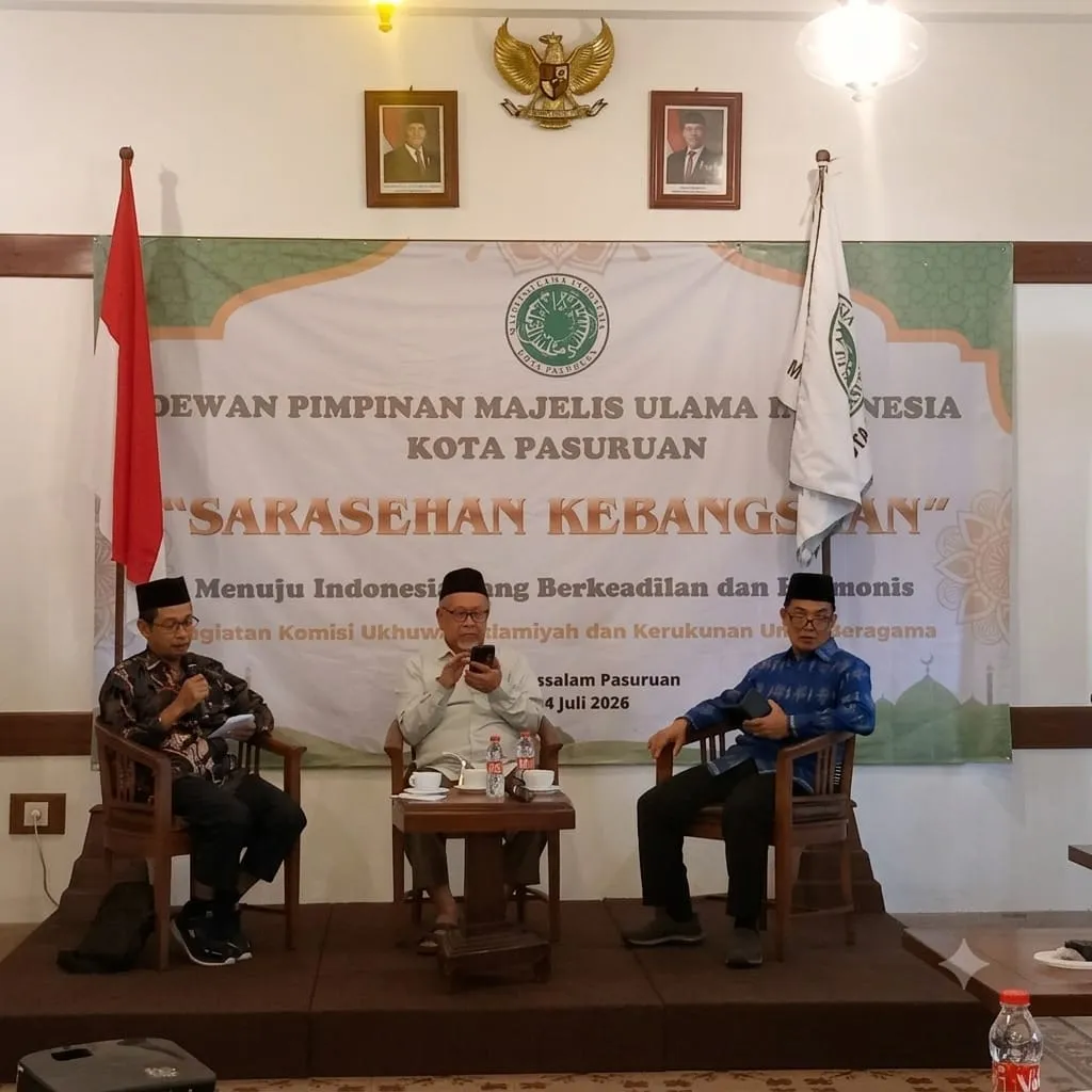Ketua MUI Kota Pasuruan Ajak Perkuat Persatuan dalam Sarasehan Kebangsaan