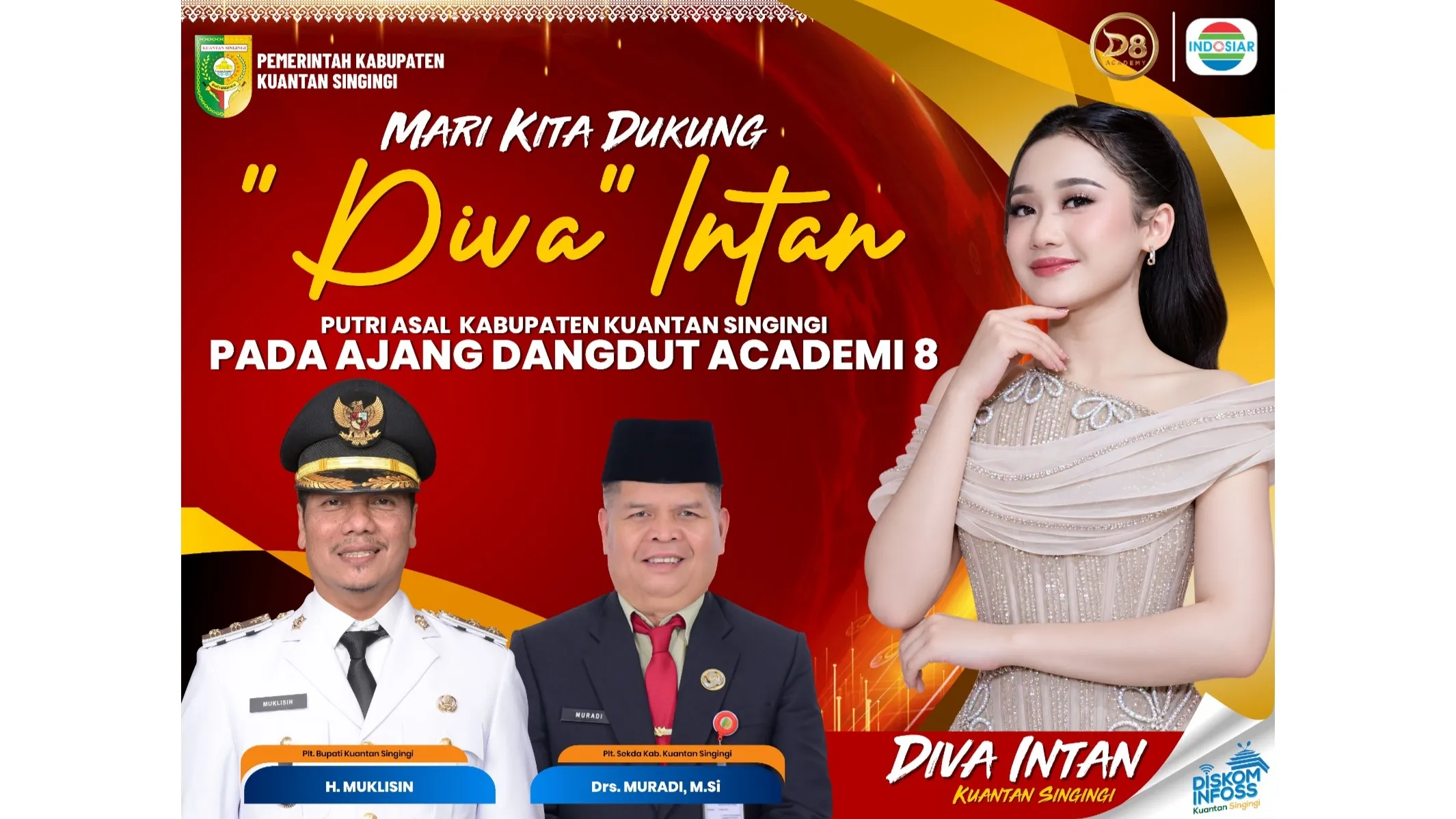 Diskominfoss Kuansing Dukung Perjuangan Diva, Harumkan Nama Daerah di Panggung Nasional