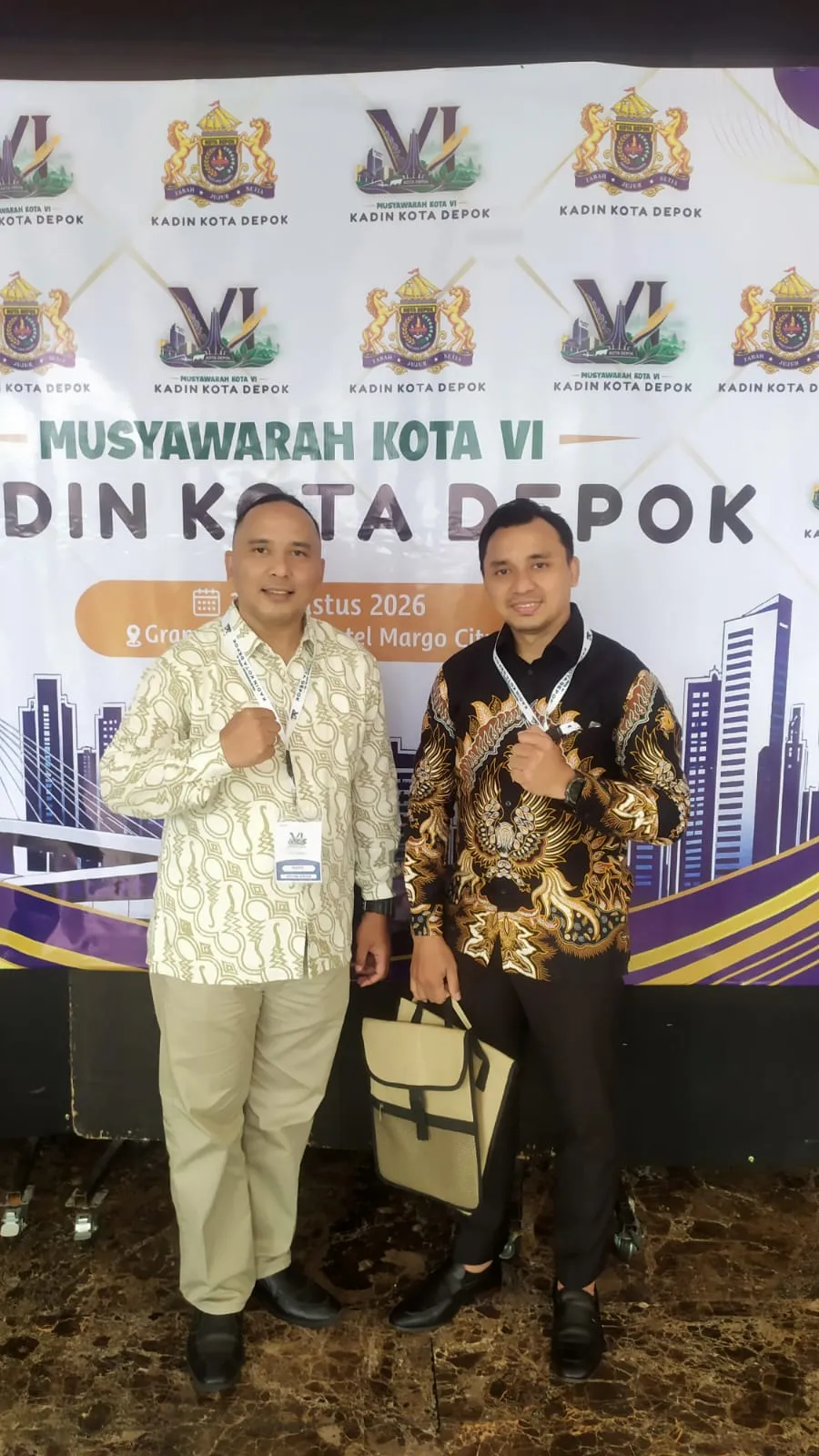 Marlon Siregar, pimpinan PT Topansama Jayaperkasa Berharap Kadin Depok di Bawah Karlina Perkuat Sinergi Dunia Usaha