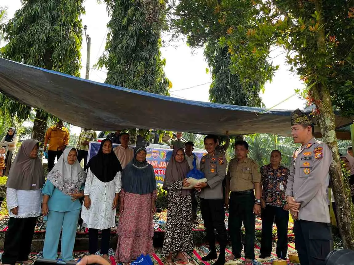 Kapolres Kuansing Ajak Warga Jauhi Narkoba dan Manfaatkan Layanan 110 Melalui Program JALUR