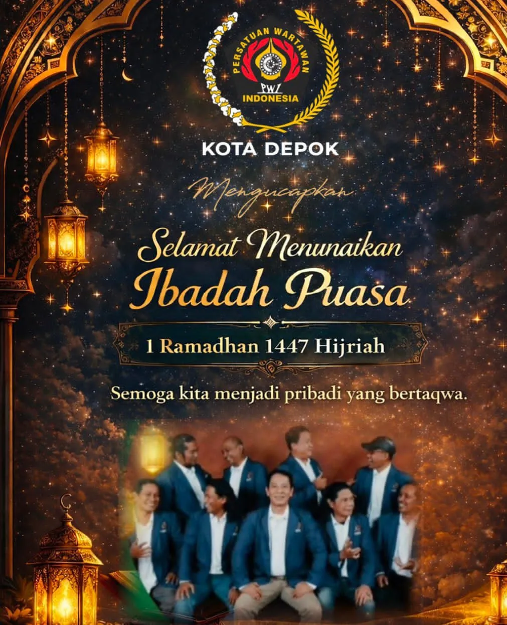 PWI Kota Depok Selenggarakan Semarak Khatam Quran, Wartawan Mengaji di Bulan Suci Ramadhan 1447 H