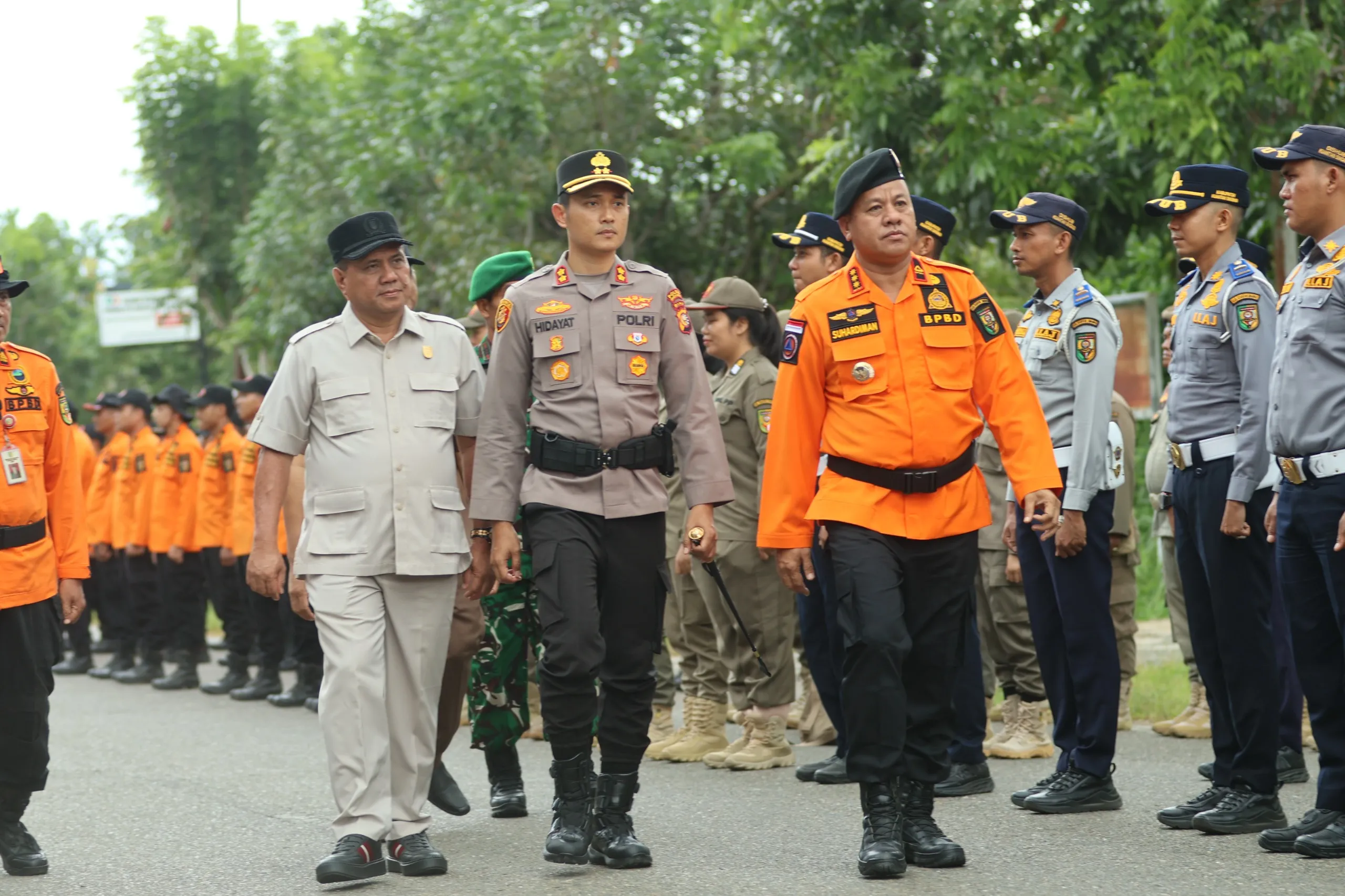 Kapolres Kuansing Hadiri Apel Gelar Pasukan Kesiapsiagaan Karhutla Tahun 2026