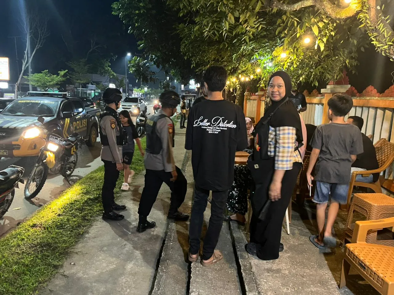 Tim RAGA Polres Kuansing Intensifkan Patroli Malam, Kapolres Tekankan Upaya Preventif Jaga Kamtibmas