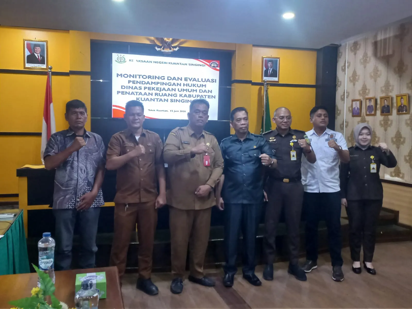 Kejari Kuansing Lakukan Monitoring Yuridis  Pembangunan Astaka MTQ di Teluk Kuantan