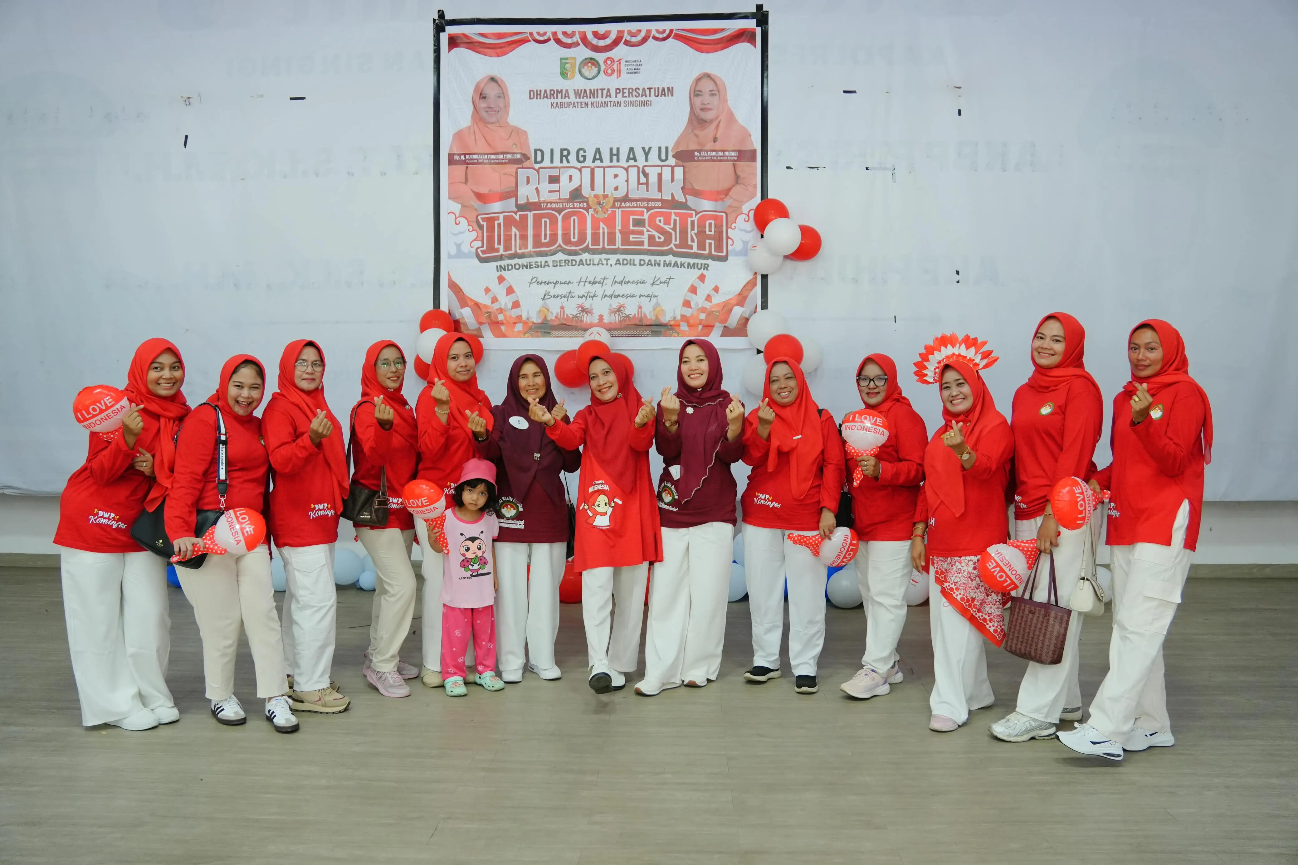 Semarak HUT RI ke-81, DWP Kuansing Gelar Lomba Pererat Silaturahmi dan Kekompakan