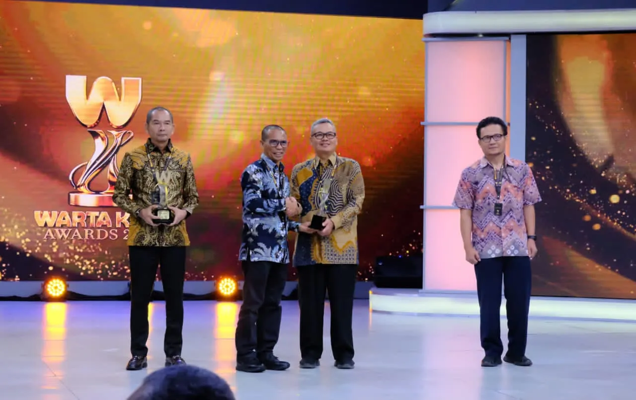 PT Tirta Asasta Depok Raih Anugerah Transformasi Korporasi dan Tata Kelola BUMD Menuju IPO di Warta Kota Award 2026