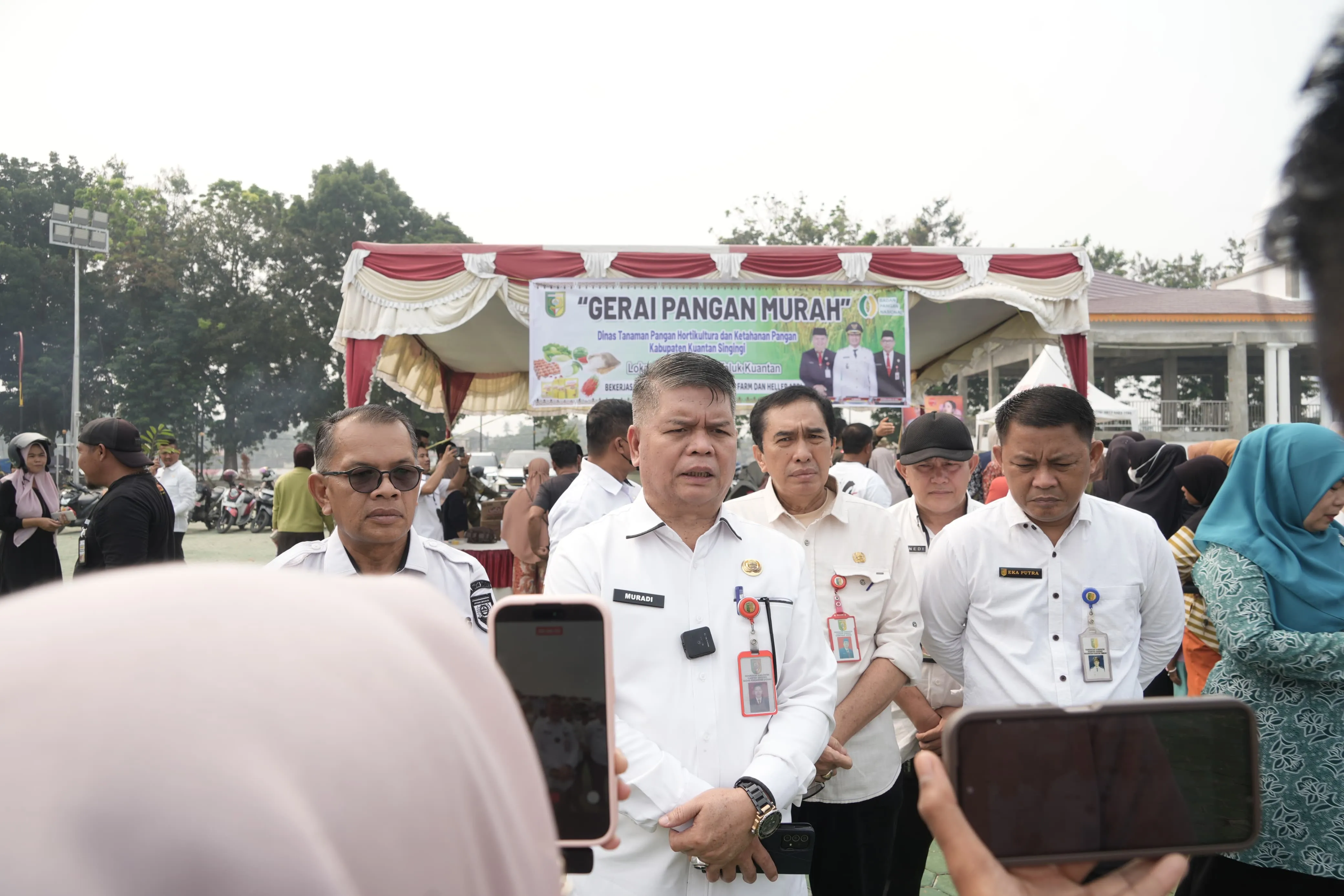 Jaga Stabilitas Harga dan Daya Beli Warga, Pemkab Kuansing Resmikan Gerai Pangan Murah