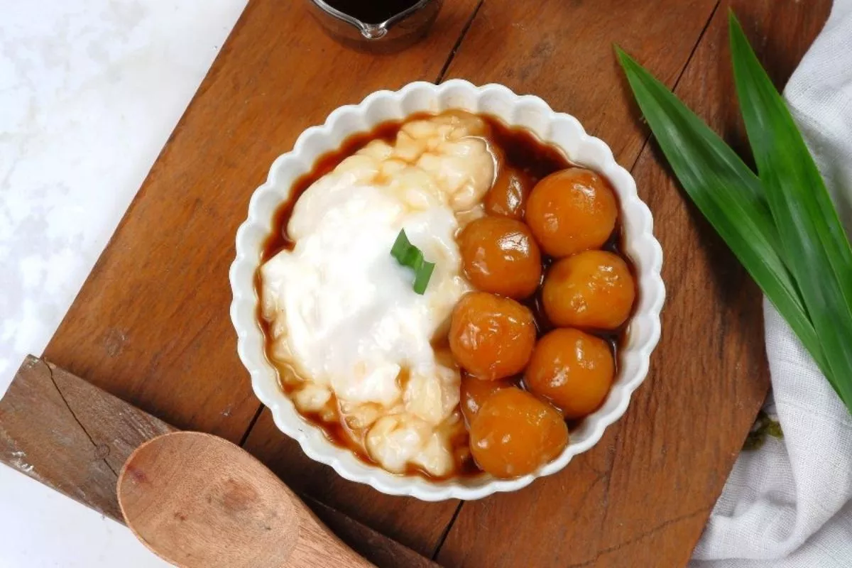 Cara Membuat Bubur Sumsum Candil Ketan Takaran Sendok untuk Jualan