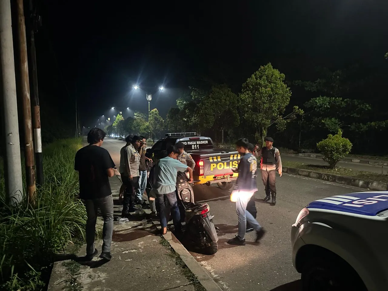 Tim Raga Polres Kuansing Patroli Malam, C3 dan Balap Liar Jadi Sasaran