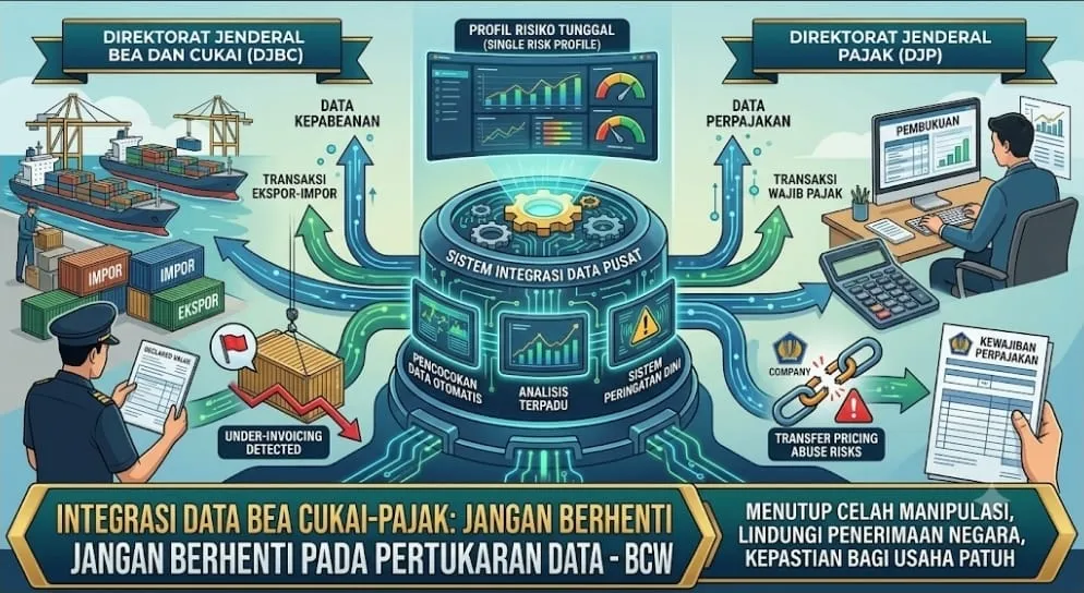 Integrasi Data Bea Cukai-Pajak Dinilai Mendesak, BCW: Jangan Berhenti pada Pertukaran Data