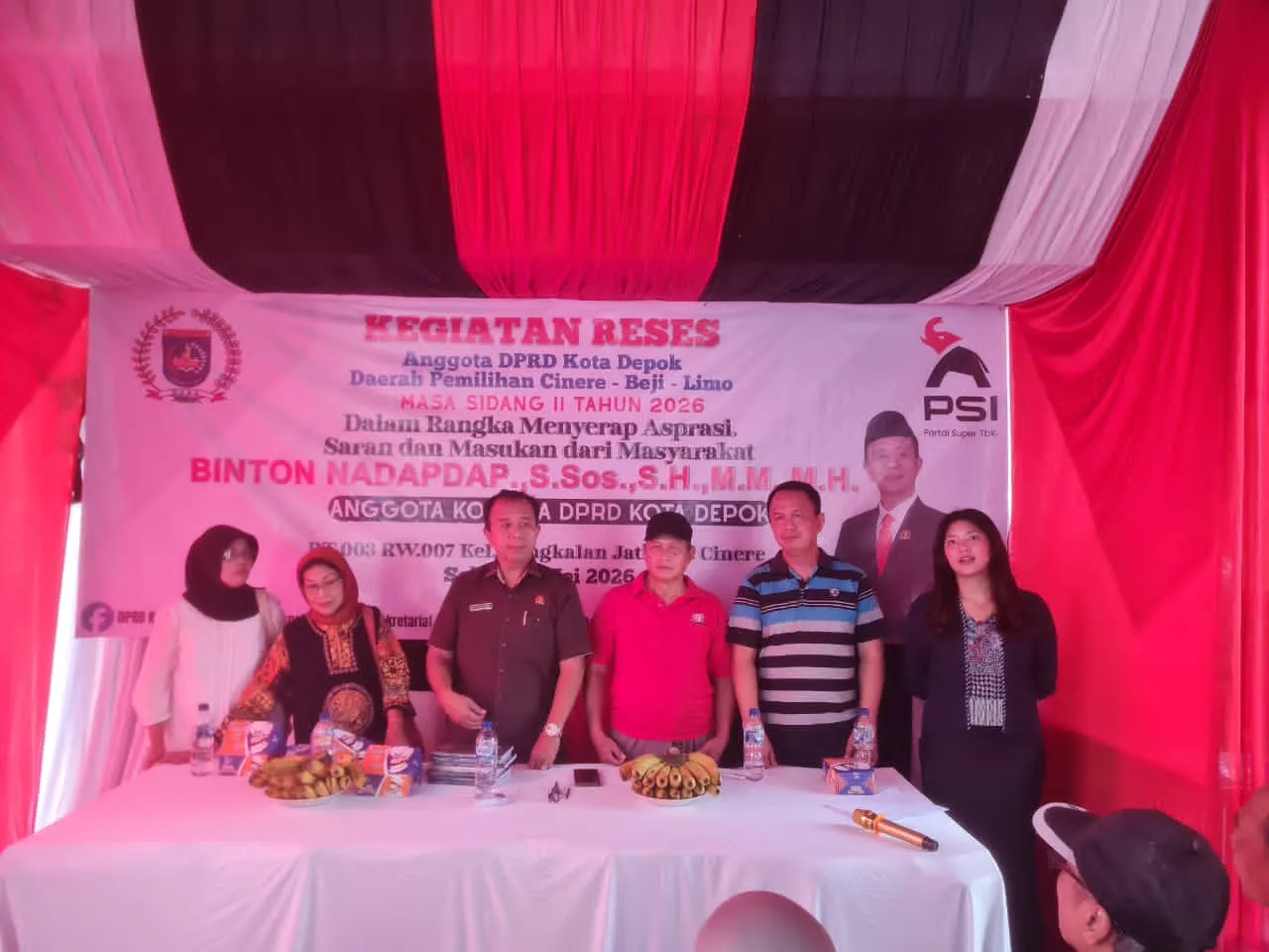 Binton Nadapdap Tampung Apresiasi Warga Cinere dan Limo: Infrastruktur Hingga Pelayanan Publik Jadi Sorotan DPRD Depok 2026
