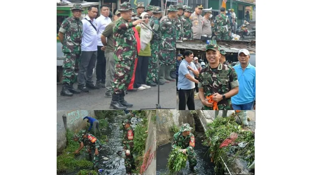 Keren; Kolonel Inf Ginanjar Wahyutomo, S.H., M.Han., Dandim 0508/Depok, Perduli Sampah Jaga Kebersihan Lestarikan Lingkungan