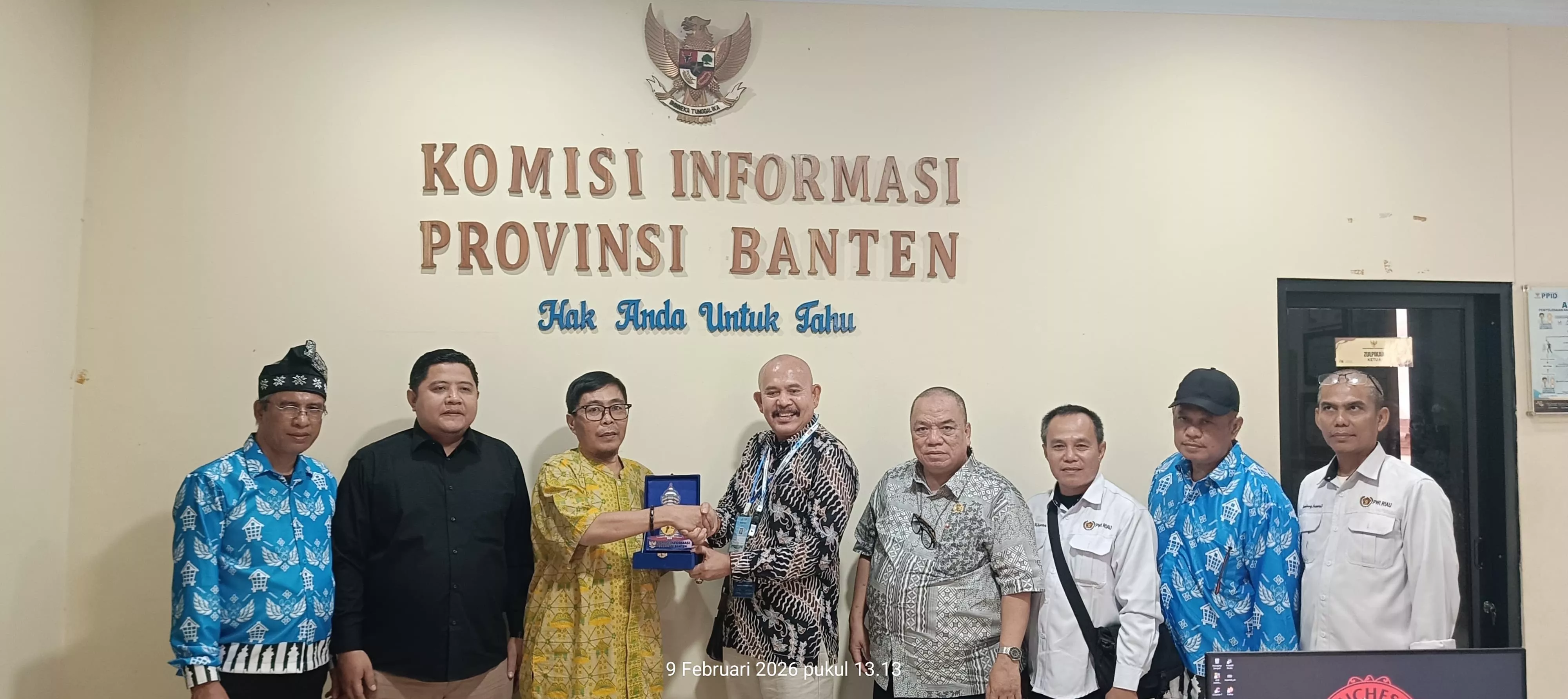 FGD di KI Banten, ForKI Riau Perkuat Peran Wartawan Dorong  Transparansi