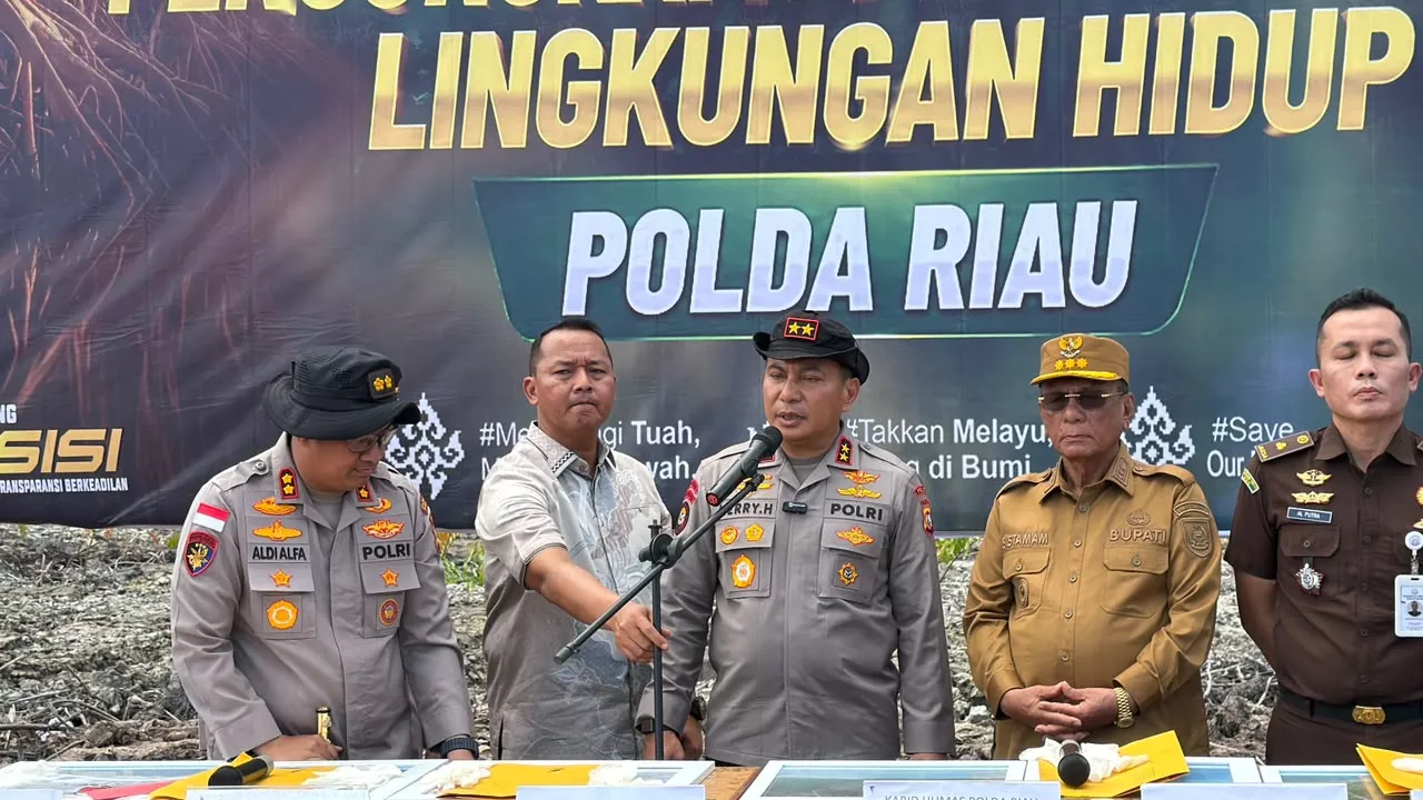Perambah 118 Ha Mangrove di Rohil Ditangkap,  Irjen Pol Herry: Tak Ada Ampun bagi Perusak Alam 