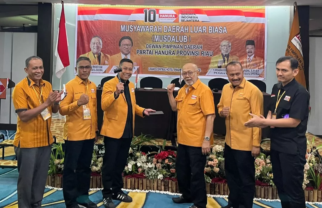 Nakhodai Hanura Riau, Arsadianto Rachman: Mari Kita Sama-Sama Bangkit, Jaya dan Menang