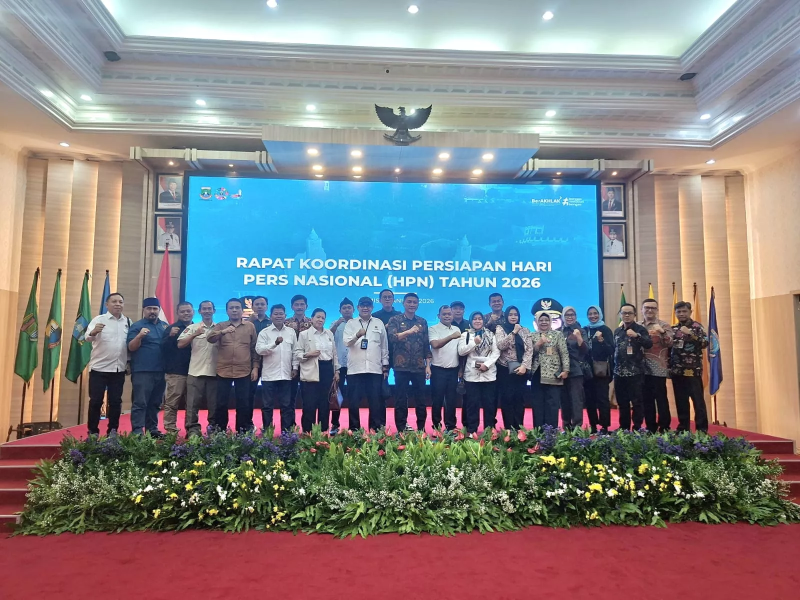 Pemprov Banten dan Panitia Gelar Rakor Persiapan HPN 2026