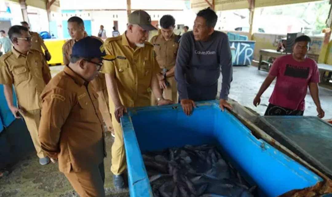 Tinjau Kondisi TPI Pasir Tiku, Mahyeldi: Keberadaan Pabrik Es Dinilai Penting