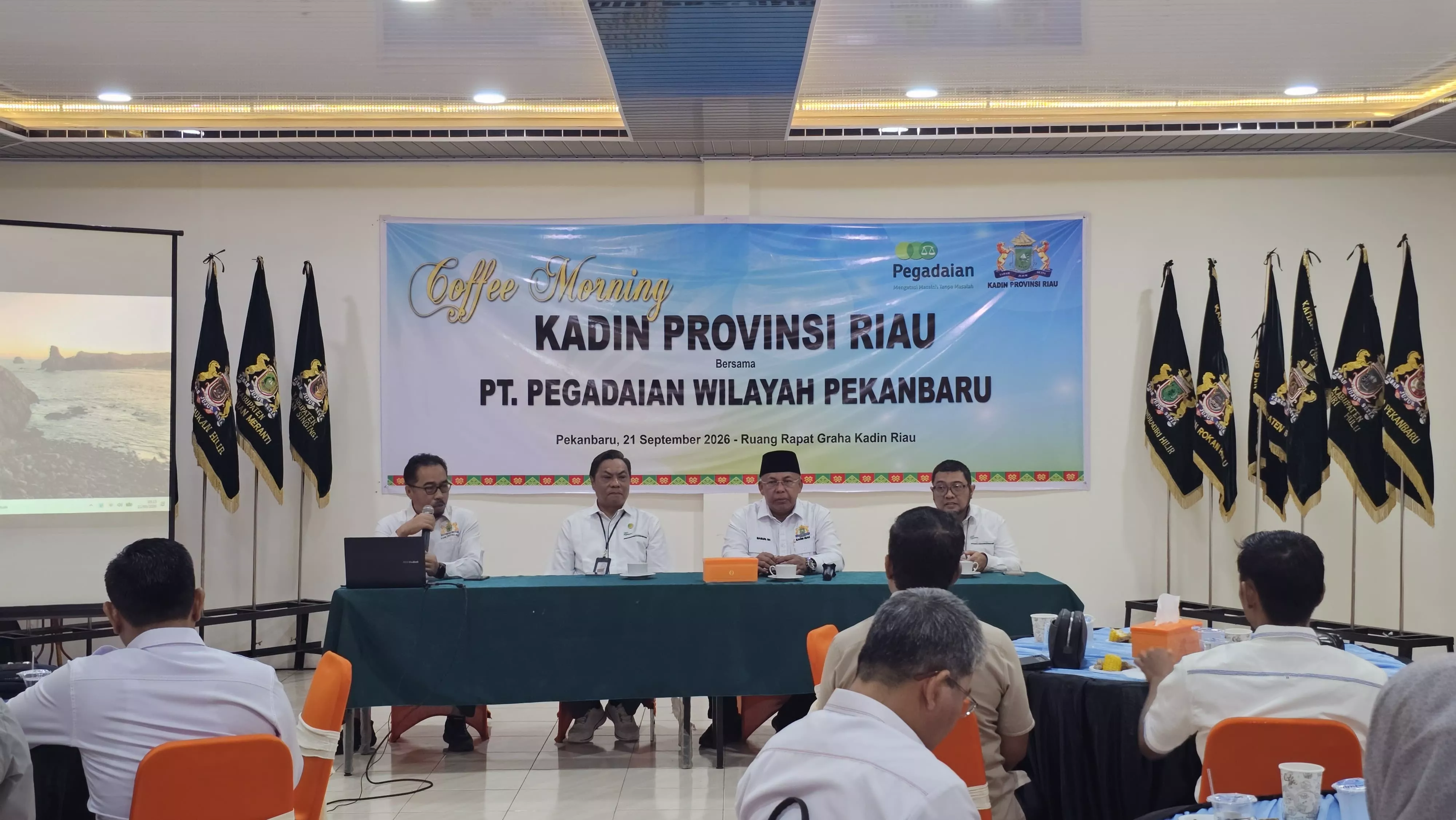MoU Disiapkan di Rapimprov, Kadin Riau-Pegadaian Perkuat Sinergi