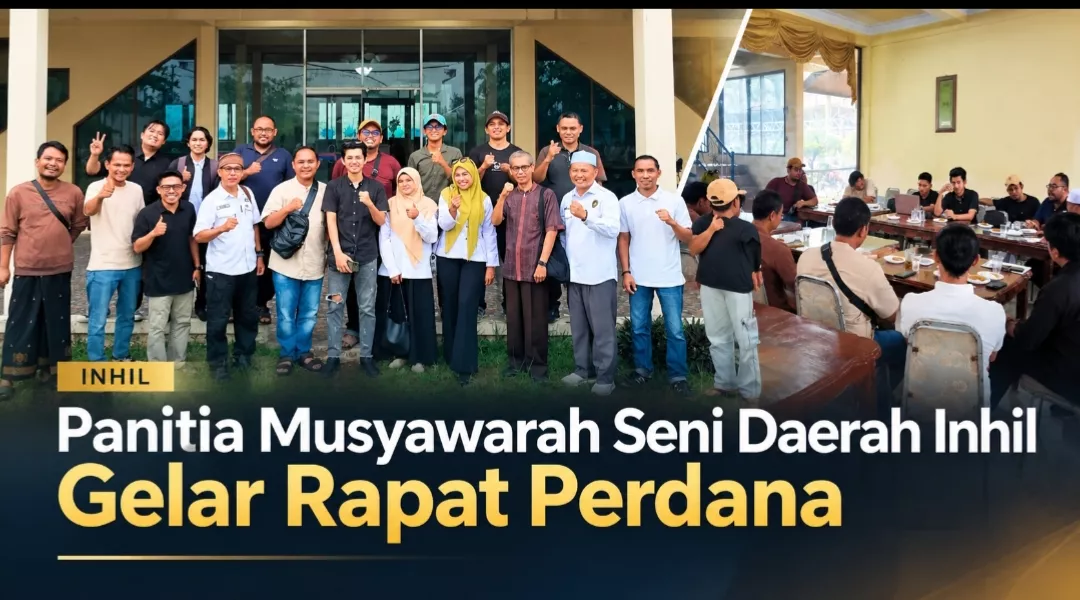 Panitia Musyawarah Seni Daerah Inhil Gelar Rapat Perdana