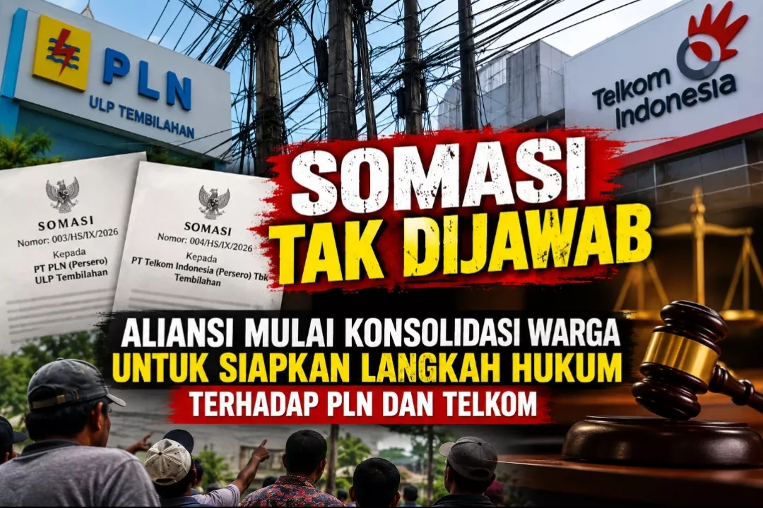 Somasi Tak Dijawab, Aliansi Mulai Konsolidasi Warga untuk Siapkan Langkah Hukum terhadap PLN dan Telkom