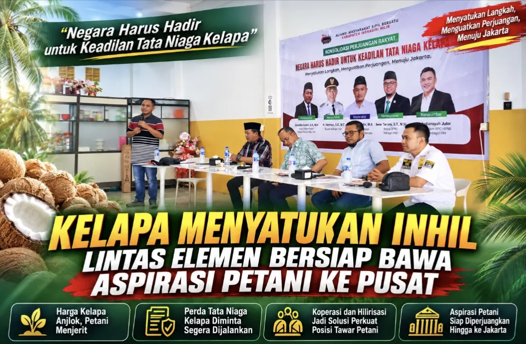 Konsolidasi Perjuangan Rakyat Inhil, Lintas Elemen Bersiap Bawa Aspirasi Petani ke Pusat