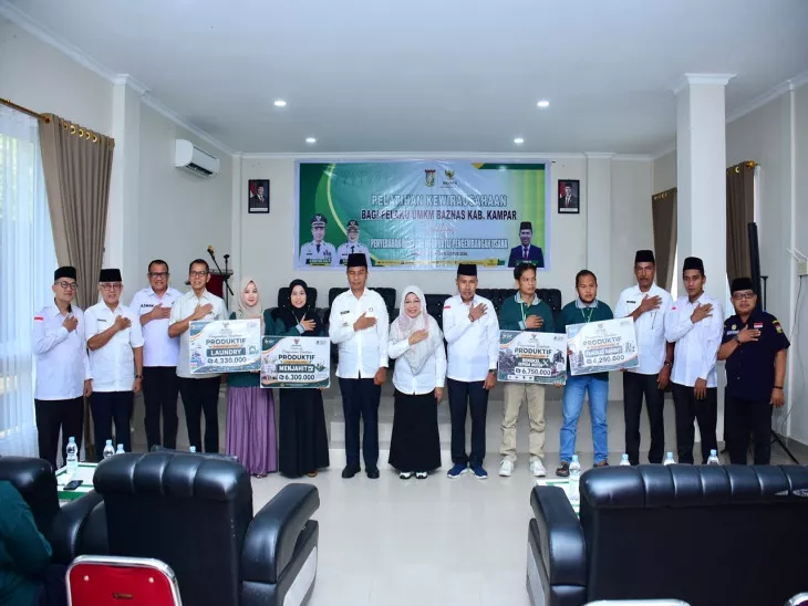 BAZNAS Kampar Dorong Mustahik Naik Kelas, Arizon: Zakat Bukan Sekadar Bantuan