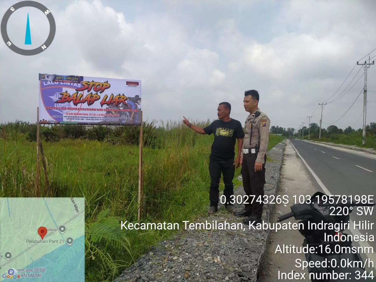 Jangan Korbankan Nyawa demi Kecepatan, Satlantas Polres Inhil Ingatkan Bahaya Balap Liar