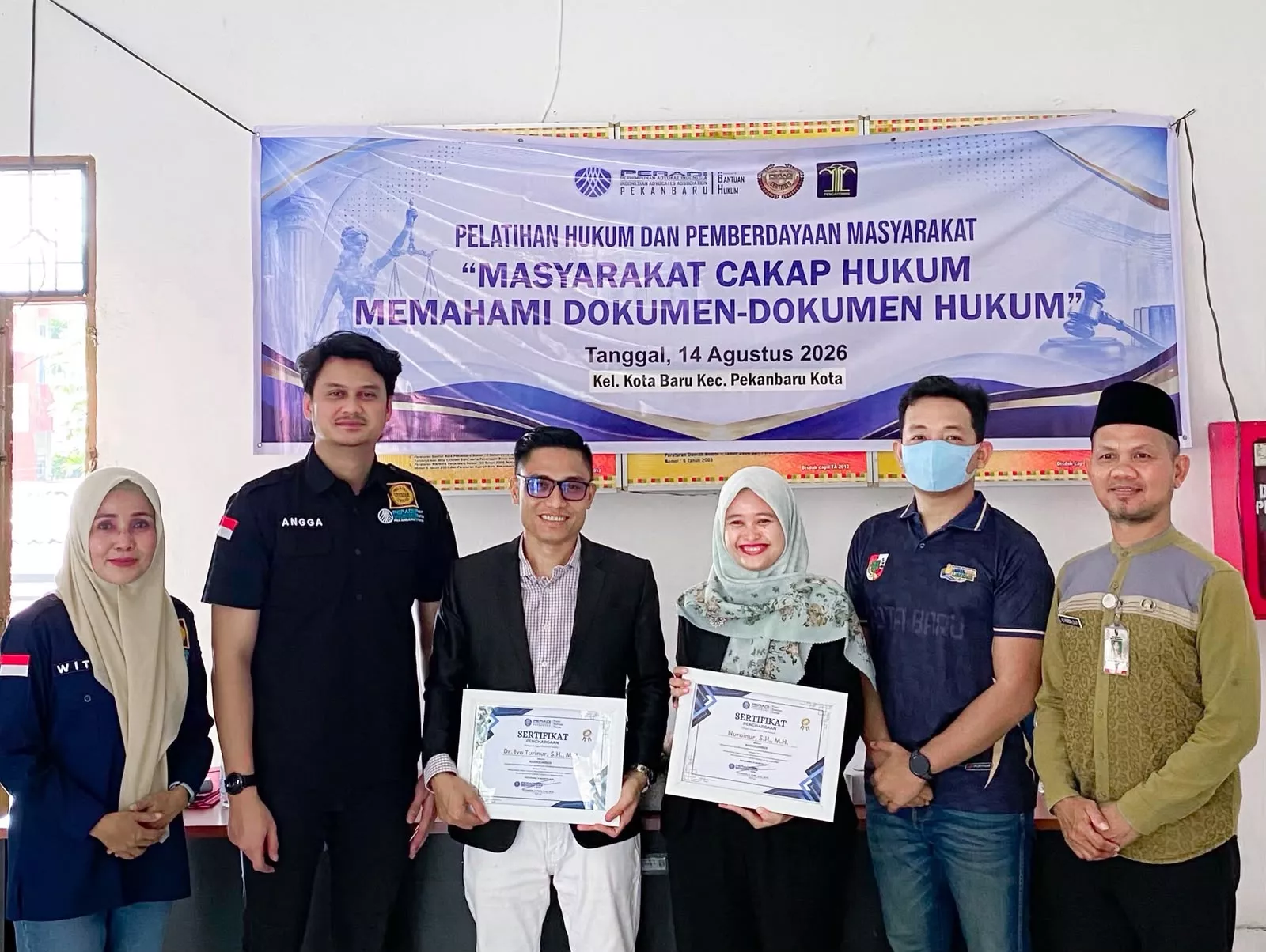 Cegah Masalah Sejak Dini, PBH PERADI Pekanbaru Tingkatkan Kesadaran Hukum Warga Kota Baru