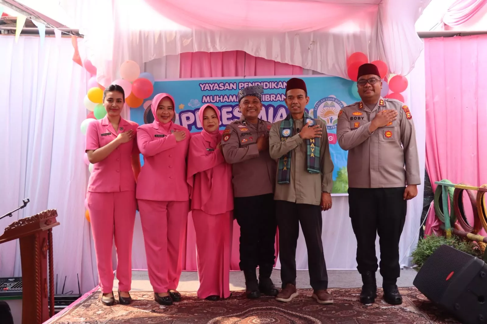 AKBP Boby Putra Ramadhan Sebayang Tegaskan Polri Hadir untuk Anak Istimewa, SLB Cahaya Rimbo Panjang Resmi Berdiri