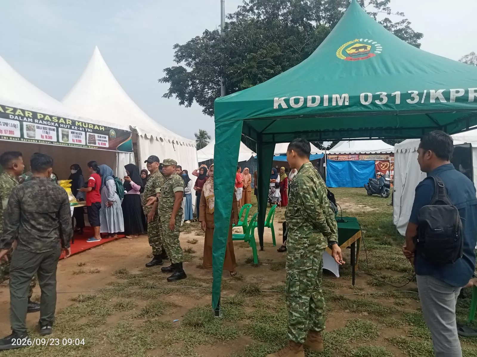 Dandim Kampar Letkol Satriady Prabowo: HUT TNI Harus Dekat dengan Rakyat, Sembako Murah hingga Kontes Dangdut Digelar